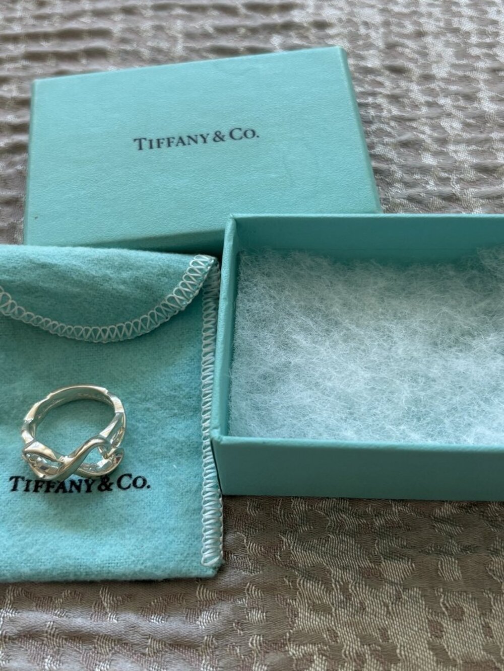 Tiffany & Co. Paloma Picasso Double Loving Heart Ring - Size 7